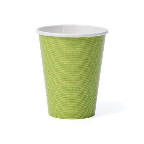 Caspari Paper Cups, Grosgrain Moss Green - 2 Packs (6017CP)
