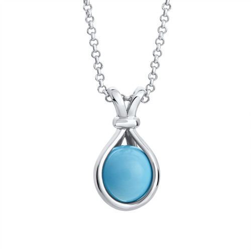 Nambé Marina Luxe Silver Cage Necklace (JT0194-00)