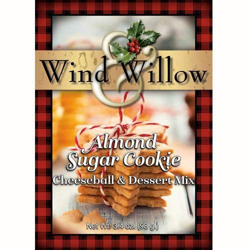 Wind & Willow Cheeseball & Dessert Mix, Almond Sugar Cookies - Set of 2 (34133)
