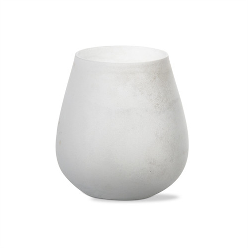 TAG White Monterey Frosted Tealight Holder, White (G10781)