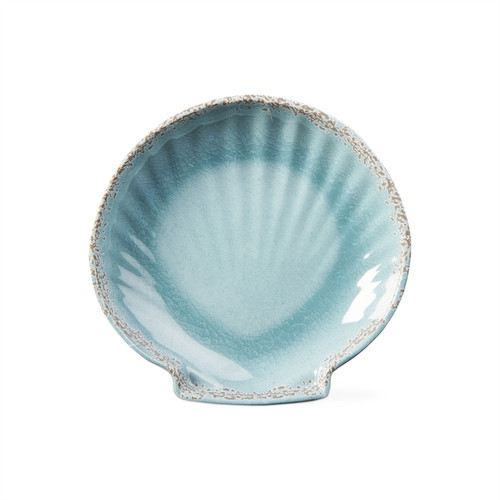 TAG Medium Scallop Dish, Aqua (G10869)