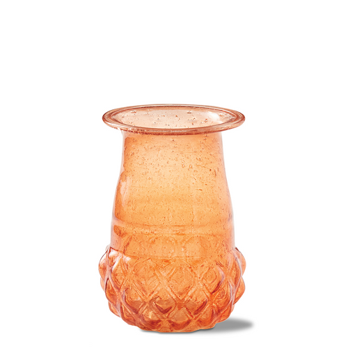 TAG Vintage Coral Vase, Round & Crisscross
