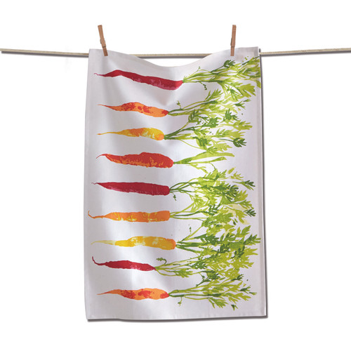 TAG Dishtowel, Garden Carrots