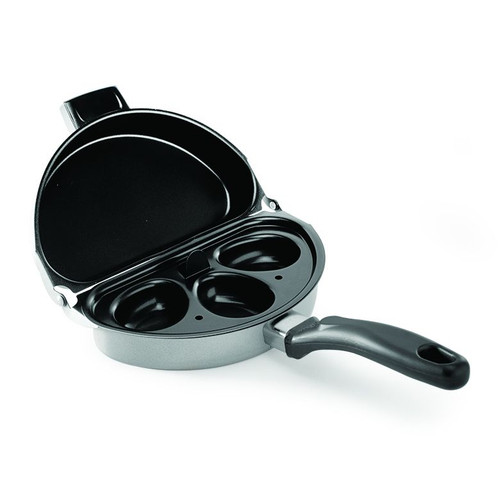 Nordic Ware Egg Poacher & Omelet Folding Pan, 2-Pieces (10627)