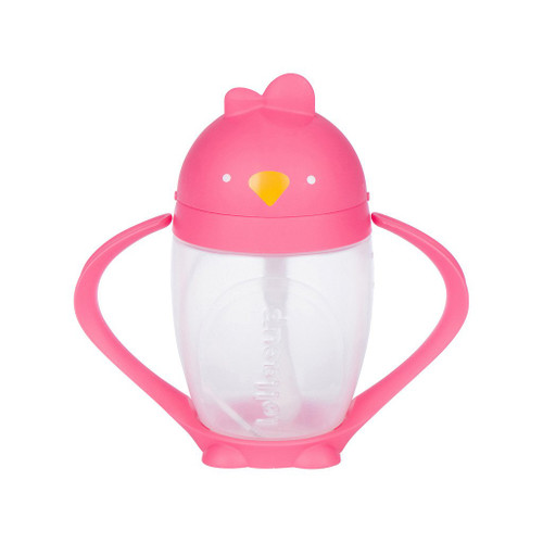 Lollaland Lollacup: Weighted Straw Sippy Cup, Posh Pink