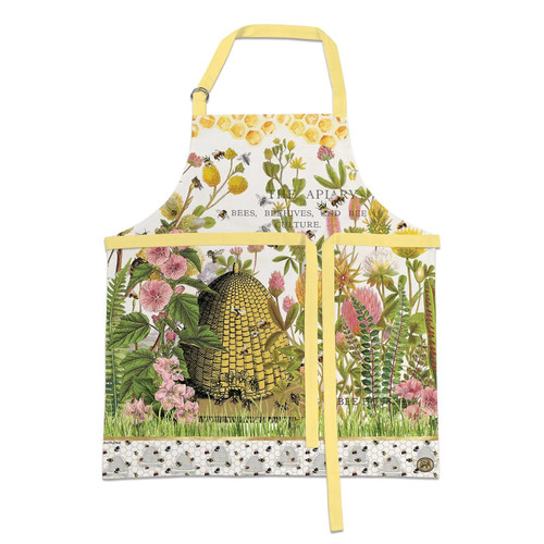 Michel Design Works Cotton Apron, Honey & Clover (APR341)
