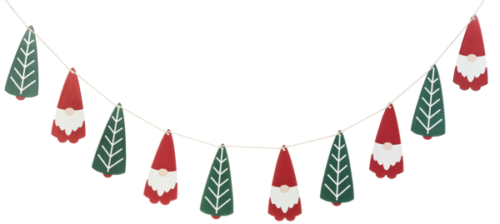 Midwest CBK Gnome & Tree Garland