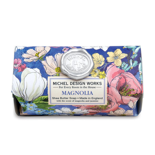 Michel Design Works Large Bath Soap Bar, Magnolia (SOAL353)