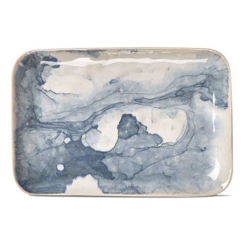 TAG Marble Platter, Blue