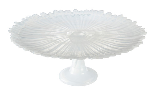 Tableau Alabaster White Pedestal Stand