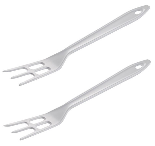 Gourmac 11" Nylon Forks, White - Set of 2 (3702-2WH)