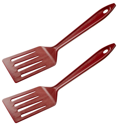Gourmac 11" Nylon Turners, Dark Red - Set of 2 (3717-2RDB)