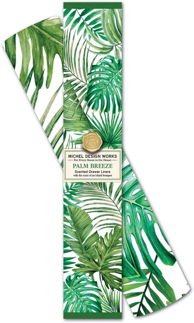Michel Design Works Scented Drawer Liners, Palm Breeze (DWL336)