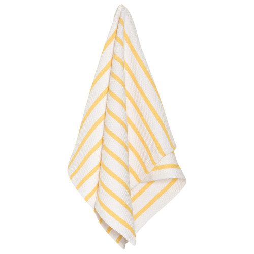 Now Designs Basketweave Kitchen Towel, Lemon (140535)