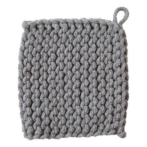TAG Crocheted Trivet, Gray