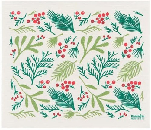 Now Designs Drying Mat Swedish Boughs and Berries
