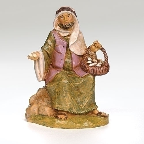 Roman Fontanini 5" Collection, Ezra, Egg Peddler