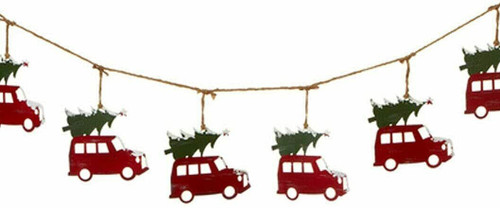 Midwest CBK Cars & Trees Garland