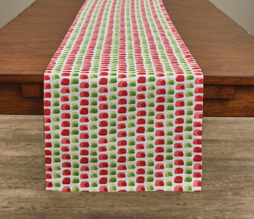 Park Designs Table Runner, Happy Merry Thumbprint