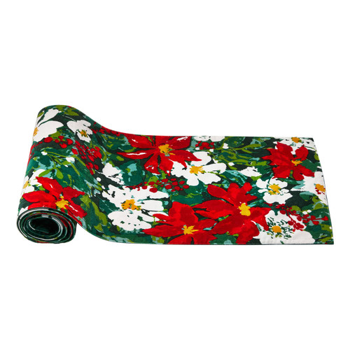 TAG Poinsettia Table Runner (G14327)