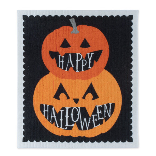 Design Imports India Swedish Dishcloth, Happy Halloween