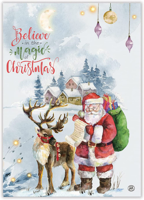 Michel Design Works Kitchen Towel, Believe (TOW359)