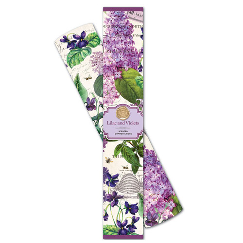 Michel Design Works Scented Drawer Liners, Lilac and Violets (DWL286)
