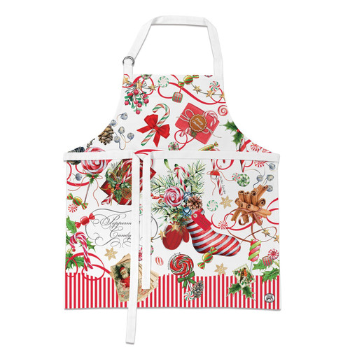Michel Design Works Chef Apron, Peppermint (811347)