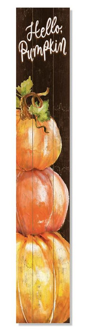 My Word! Porch Board with Hello Pumpkin Stack