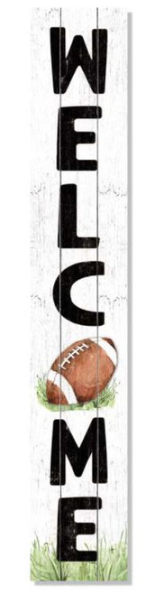 My Word! Porch Board with Welcome Football