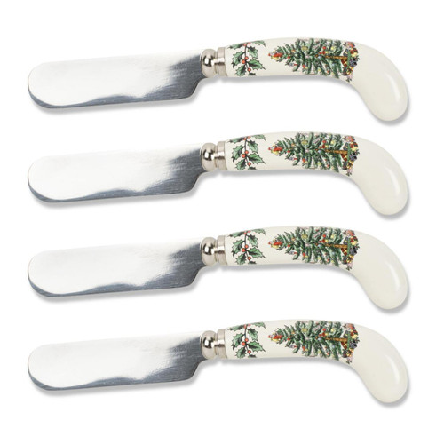 Portmeirion Spode Spreaders, Christmas Tree, Set of 4