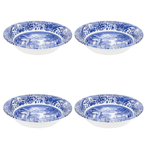 Spode Cereal Bowls, Blue Italian, Set of 4 (1643620)