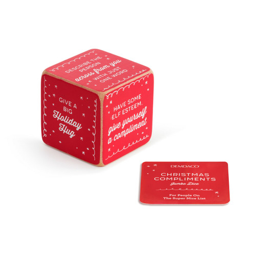 Demdaco Jumbo Dice, Christmas Kindness (2020210268)