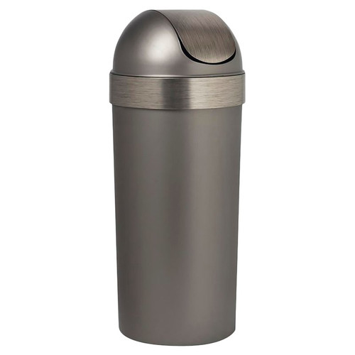 Umbra Venti Large Trash Can, Pewter (086758-480-REM)
