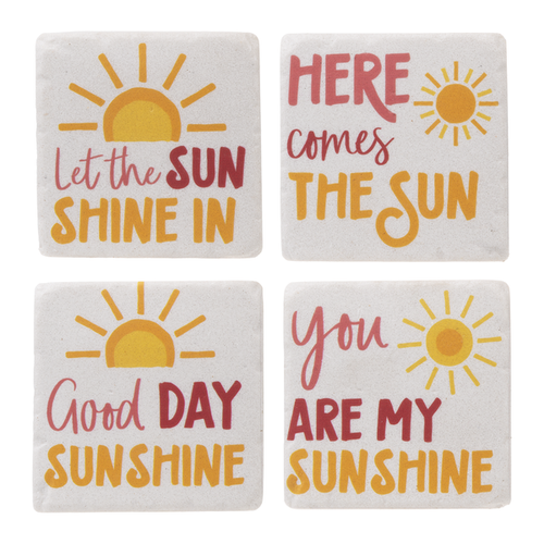 Midwest CBK Sunshine Coasters, Set of 4