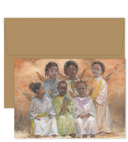 Masterpiece Studios Boxed Holiday Card, Chandler: Child Angels