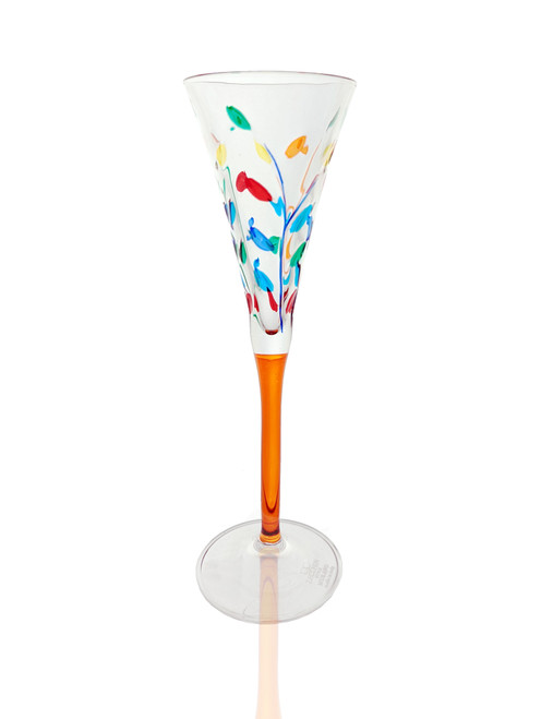 Gage Tree of Life Flute, Orange Stem