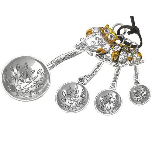 Ganz 4p Measuring Spoons, Owls (ER21863)
