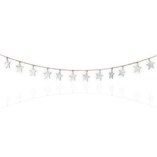Midwest CBK Glittered Star Garland