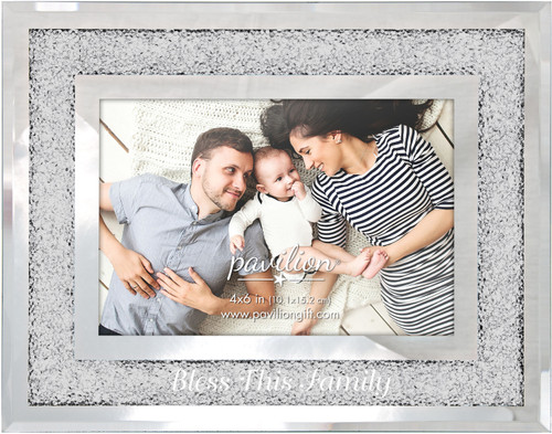 Pavilion Frame for 4 x 6" Photo, Bless this Family