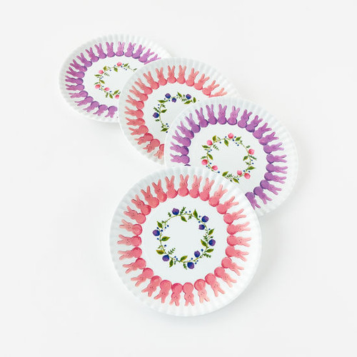 One Hundred 80 Degrees 9" Melamine Plates, Peeps - Set of 4 (ME0499)