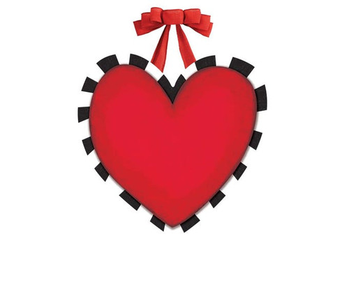 Studio M Door Décor, Heart with Stripes (DD1690)