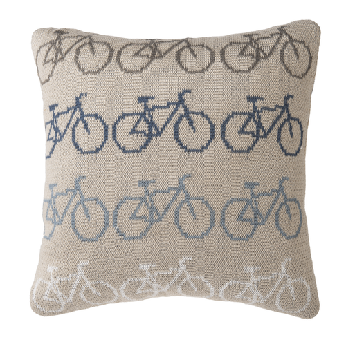 Midwest CBK Mini Bike Knit Pillow, Many Bikes