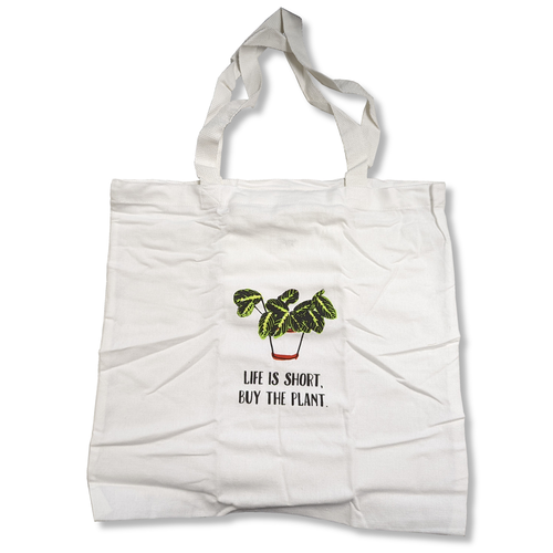 TAG Canvas Tote, Life is Short