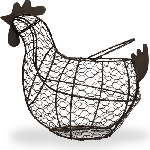 TAG Farmhouse Chicken Wire Basket, Antique Finish (G14928)