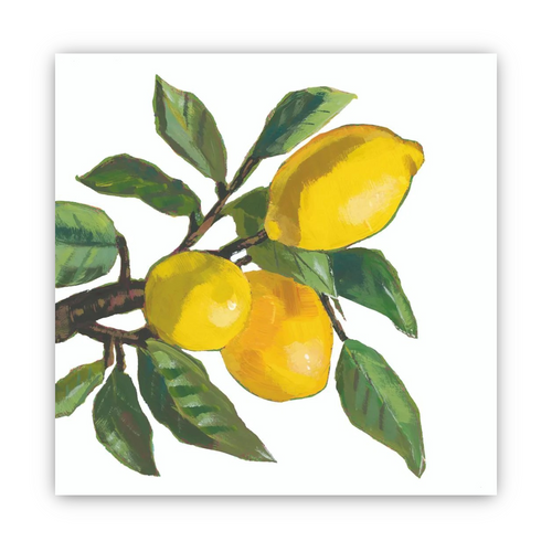 Paperproducts Design Lunch Napkins, Lemon Musée - 2 Packs (1333779)