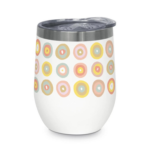 Paperproducts Design Insulated Wine Tumbler, Bubbles (604642)