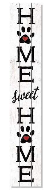 My Word! Porch Board, Home Sweet Home Pawprints