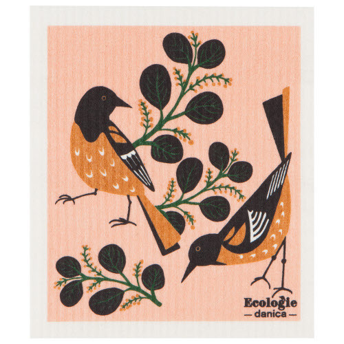 Now Designs Swedish Sponge Dishcloth, Orioles