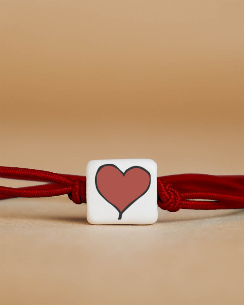 Mudlove Doodle Bracelet, Heart 2